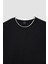 Oversize Fit Bisiklet Yaka Uzun Kollu İçi Yumuşak Tüylü Sweatshirt W4690AZ22AU 7
