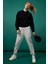 Beli Bağcıklı Cepli Relax Fit İçi Yumuşak Tüylü Jogger Eşofman Altı W1505AZ21WN 1
