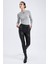 Jogger Cepli Yüksek Bel Suni Deri Pantolon V8072AZ22WN 5