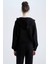 Kapüşonlu Relax Fit Triko Sweatshirt R1700Az21Au 4