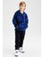 Erkek Çocuk Kapüşonlu Desenli Fleto Cepli Polar Sweatshirt Y1662A622WN 2