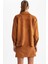 Oversize Fit Gömlek Yaka Süet Uzun Kollu Gömlek V1716AZ22WN 7