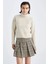 Balıkçı Yaka Oversize Fit Ekstra Yumuşak Crop Kazak L0986AZ22WN 3