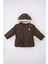 Kız Bebek Su İtici Kapüşonlu Pelüş Astar Mont X5191A222WN 6