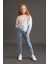 Kız Çocuk Regular Fit V Yaka Triko Hırka X9531A622WN 2