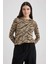 Traditional Regular Fit Bisiklet Yaka Uzun Kollu Tişört Z1502AZ22AU 1