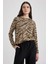 Traditional Regular Fit Bisiklet Yaka Uzun Kollu Tişört Z1502AZ22AU 5
