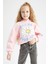 Kız Çocuk Kapüşonlu İçi Yumuşak Tüylü Sweatshirt Y3756A622AU 1