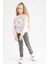 Kız Çocuk Kapüşonlu İçi Yumuşak Tüylü Sweatshirt Y3756A622AU 2