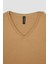 Regular Fit Basic V Yaka Ekstra Yumuşak Dokulu Kazak F7088AZ22WN 6