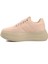 DNP-2109 Bej Kalın Taban Kadın Sneaker 2