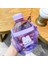 Çocuklar Için Taşınabilir Dış Mekan Köşegen Su Şişesi 650ML (Yurt Dışından) 2