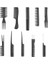 2x 10PCS Salon Saç Şekillendirme Kuaför Plastik Berberler Fırça Kiti Tarak Seti (Yurt Dışından) 1