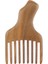 4.7 "afro Saç Kaldırma Seçme I Tarak Perukları Saç Fırçası Cep Doğal Boynuz (Yurt Dışından) 2
