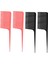 4pcs Dokuma Vurgulama Folyo Saç Tarağı Vurgu Siyah - Pembe (Yurt Dışından) 1