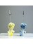 David Yellowish Blue Wave 2'li Not Tutucu Set 2