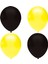 Siyah -Sarı Pastel Lateks Balon -50 Adet Balon Zinciri ve Balon Bandı 1