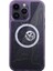 Apple iPhone 14 Pro Kılıf Wireless Tacsafe Magic Desen Ultra Koruma Sert Kapak Derin Mor 1