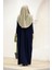 Çantalı Pratik Namaz Elbisesi N2309 Lacivert 4