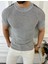 Tişört Örme Triko Nefes Alabilen Terletmez Slim Fit Dar Kesim T-Shirt 3