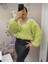 Azra Moda Style Örme Yumoş Crop Hırka Kırçıllı Kadın 1