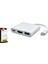 H4685 Çevirici Type-C To USB 3.0 + HDMI 3 Port Mac 1