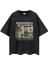 Yıkamalı Radiohead Poster Baskılı Oversize Vintage Eskitme T-Shirt 2