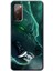 Samsung Galaxy S20 Fe Kılıf Hd Desen Baskılı Arka Kapak - Yeşil Kurt 1