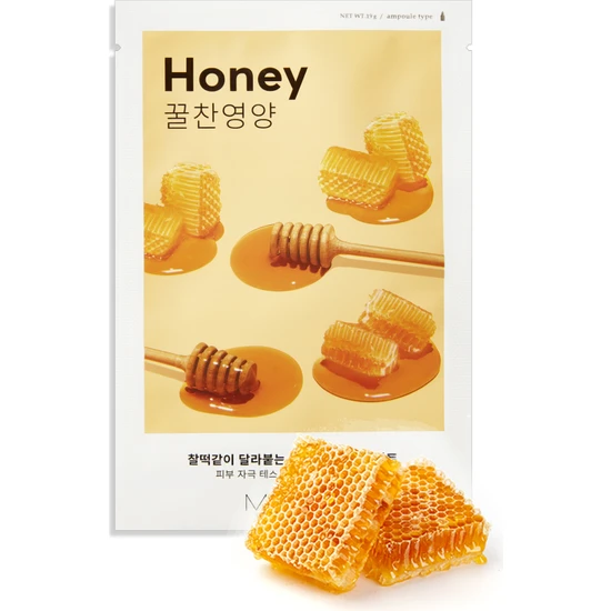 Mıssha Cilde Işıltı Veren Bal Özlü Yaprak Maske -  Airy Fit Sheet Mask (Honey)