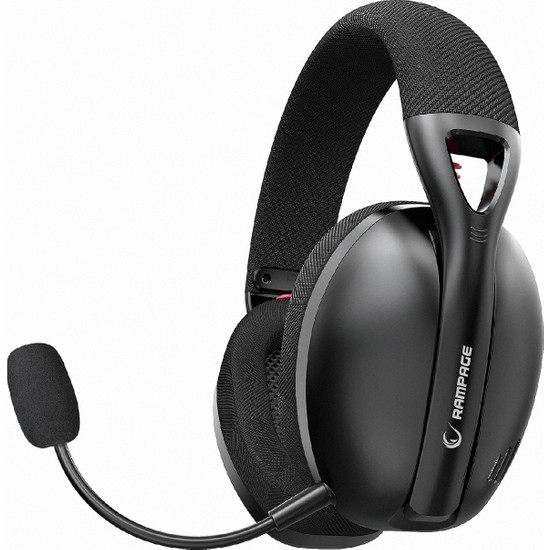 Rampage Crack Siyah Wireless 2.4g+ Bluetooth Mikrofonlu Profesyonel Gaming Oyuncu Kulaklığı