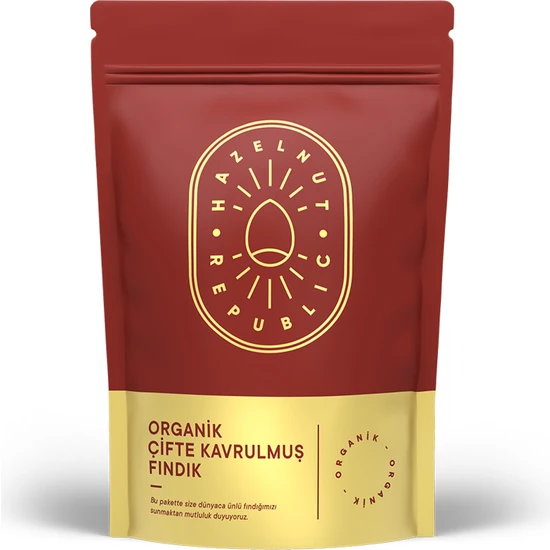 Hazelnut Republic Organik Çifte Kavrulmuş Fındık 180 G