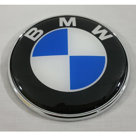 BMW F10 5 Kasa Bmw Bagaj Arması 77MM , Bmw Bagaj Arma , Bmw Bagaj Logo , 51148203864 - 51 14 8 203 864
