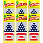 Little Trees Amerikan Bayraklı Vanilla Pride Asma Oto Kokusu 6 Adet