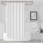 Jackline Polyester Kumaş Banyo Perdesi Duş Perdesi Plastik