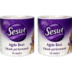 Sesu Ağda Bezi 10 m Rulo 2 Adet Yüksek Performanslı Pratik Kullanım İçin İdeal