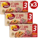 Bizim Mutfak Et Suyu Bulyon 12'li 120 gr x 3'lü Paket