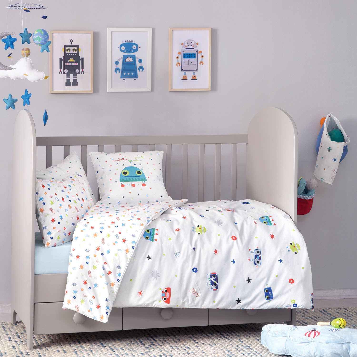 Yataş Bedding Robot Bebek Ranforce Nevresim Takımı Fiyatı