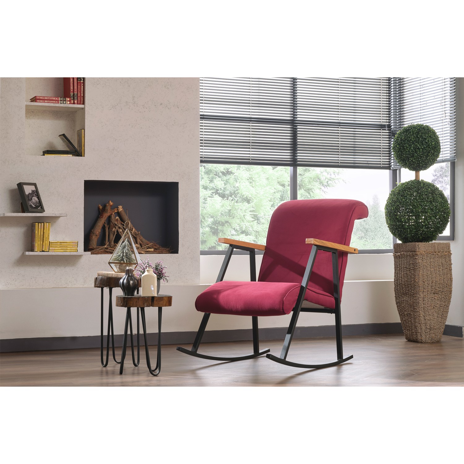 Pafu Yoka Sallanan Sandalye Bordo Fiyatı Taksit Seçenekleri