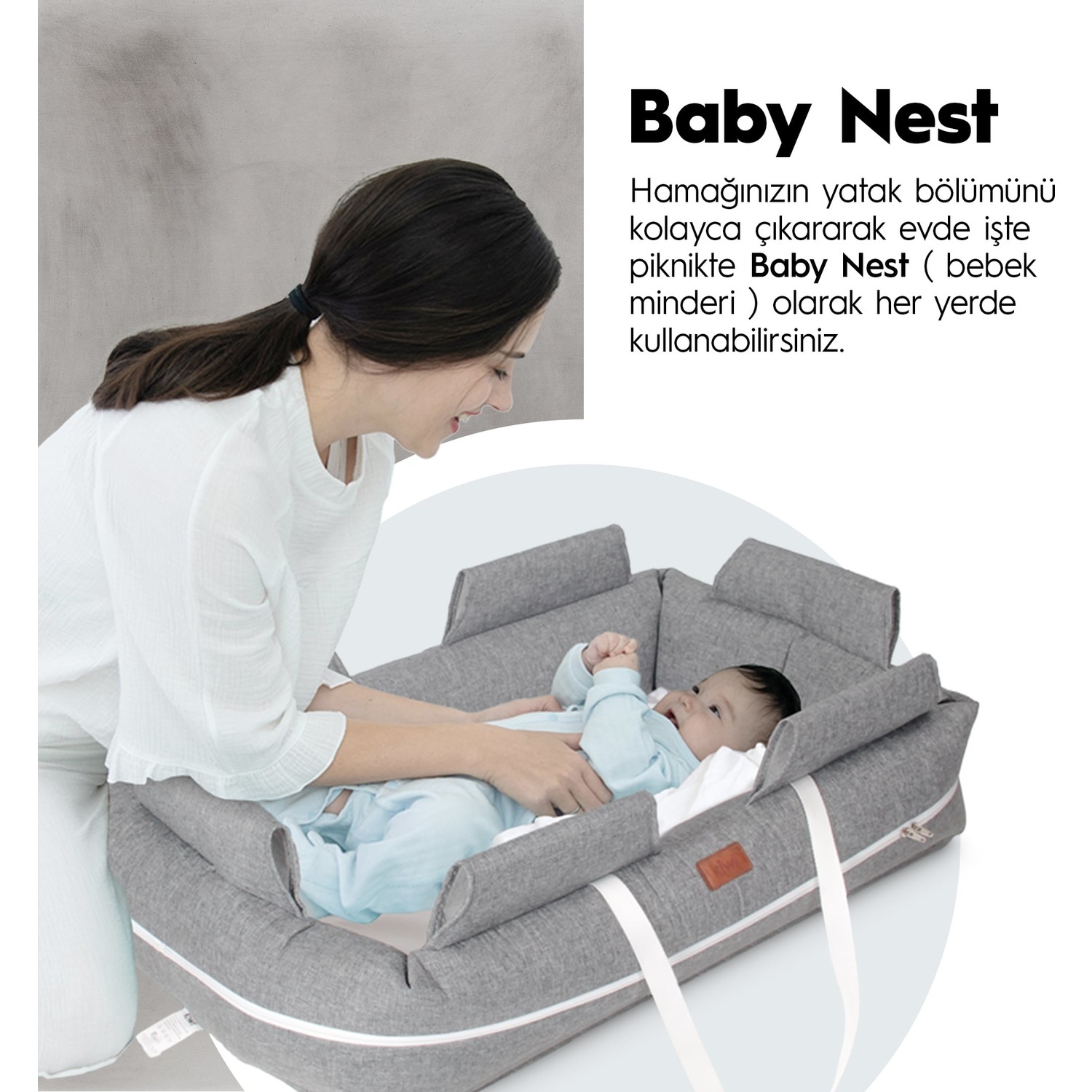 Kiwi Milano Metal Platformlu Bebek Hamağı Mavi Fiyatı