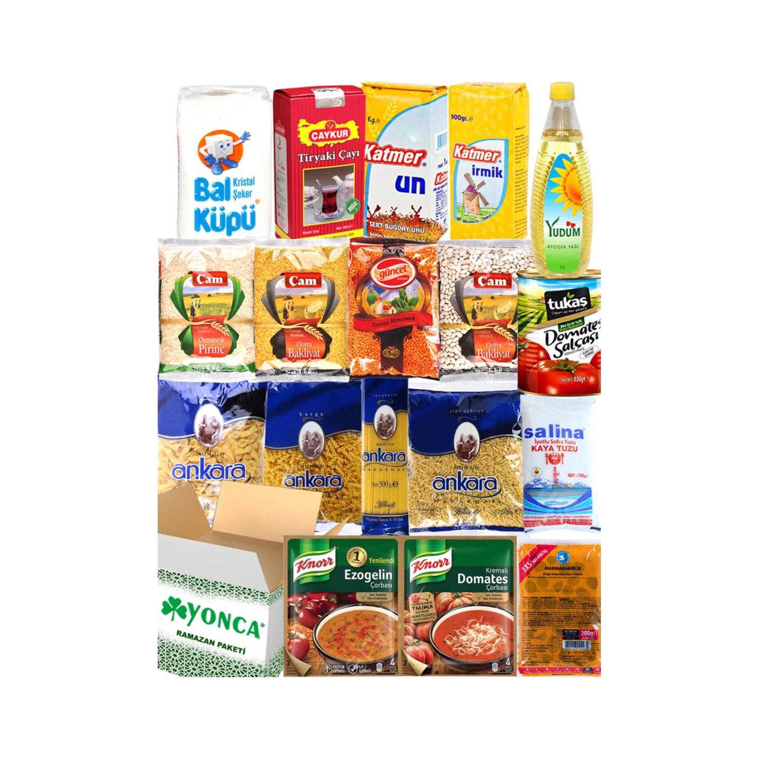 Ramazan Erzak Yardım Paketi Kolisi 2020 18 Parça No5 Fiyatı