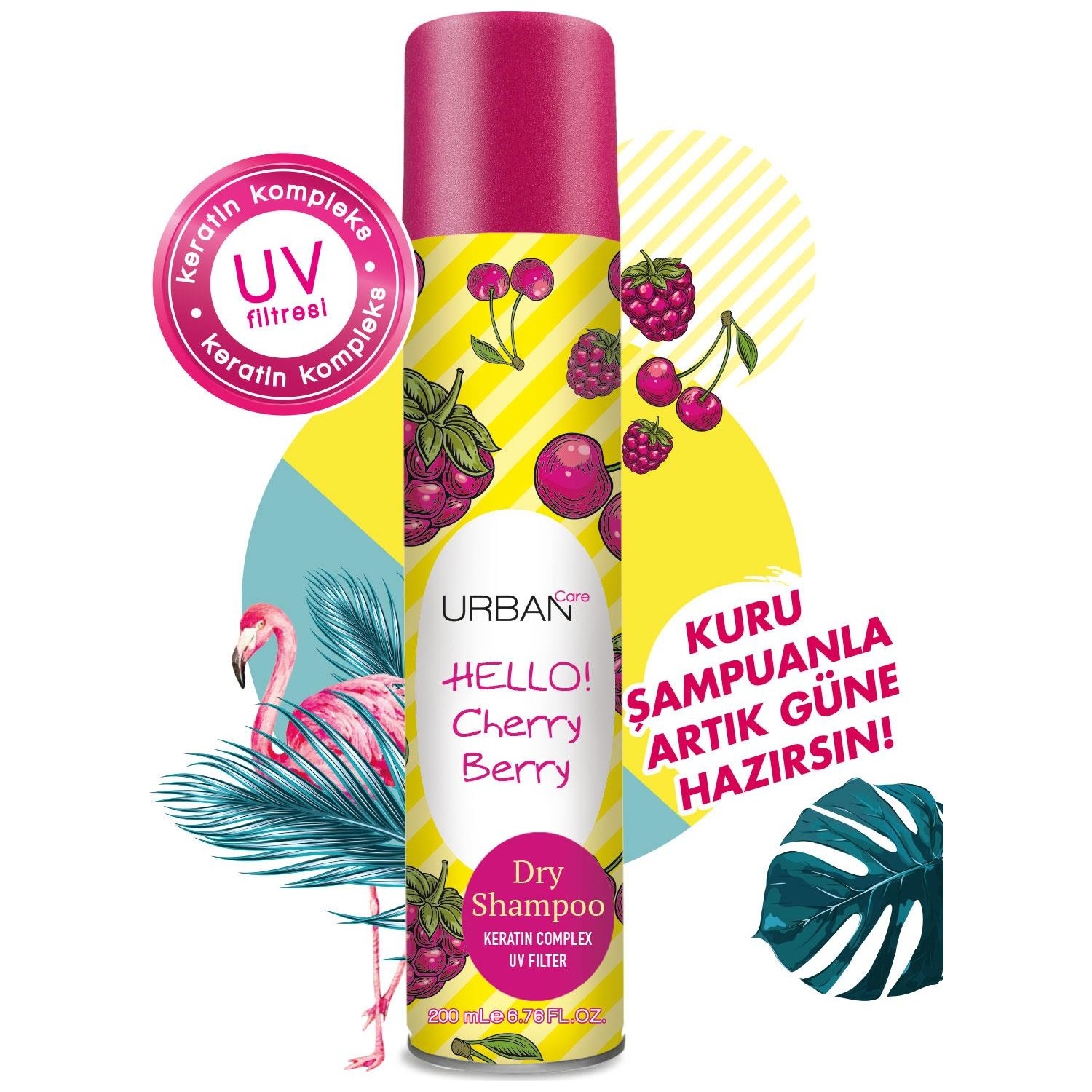 URBAN Care Dry Shampoo HELLO Cherry Berry 200 ml Fiyatı