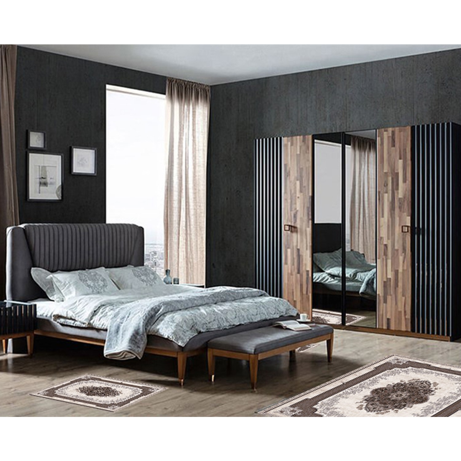 Alanur Almira Yatak Odası Halısı 3�lü Set 80 x 150 cm + 2 Fiyatı