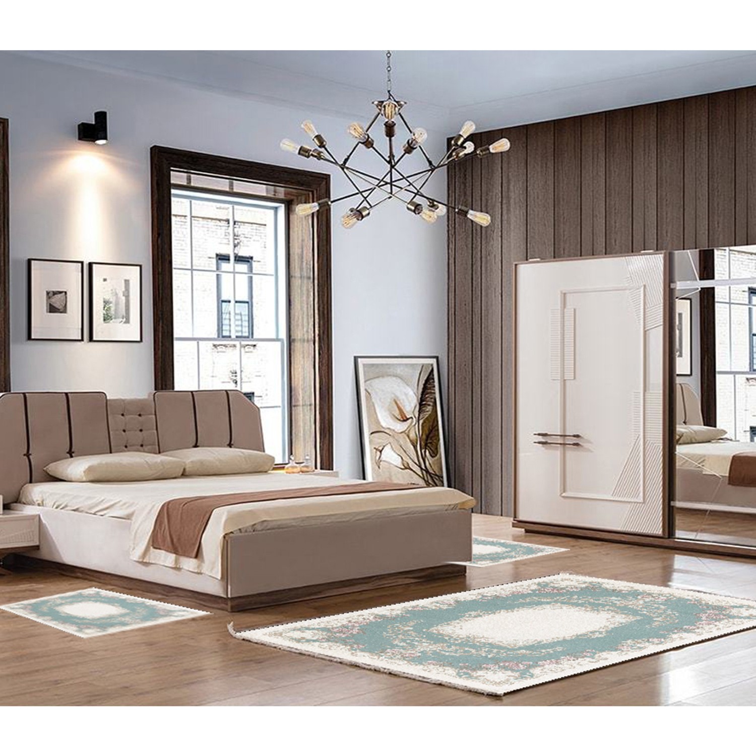 Alanur Almira Yatak Odası Halısı 3�lü Set 80 x 150 cm + 2 Fiyatı