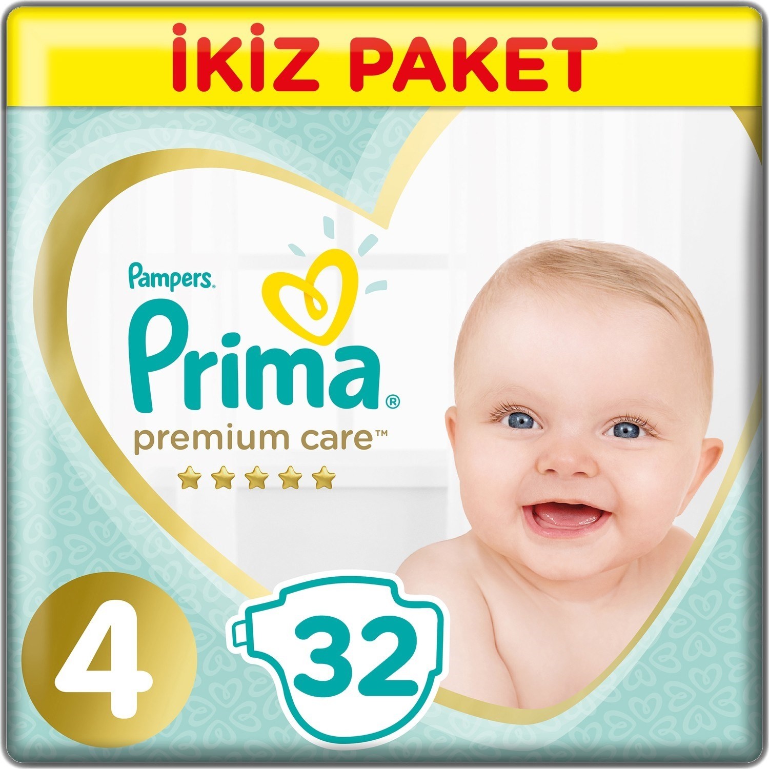 Prima Bebek Bezi Premium Care 4 Beden 32�li Maxi Ekonomi