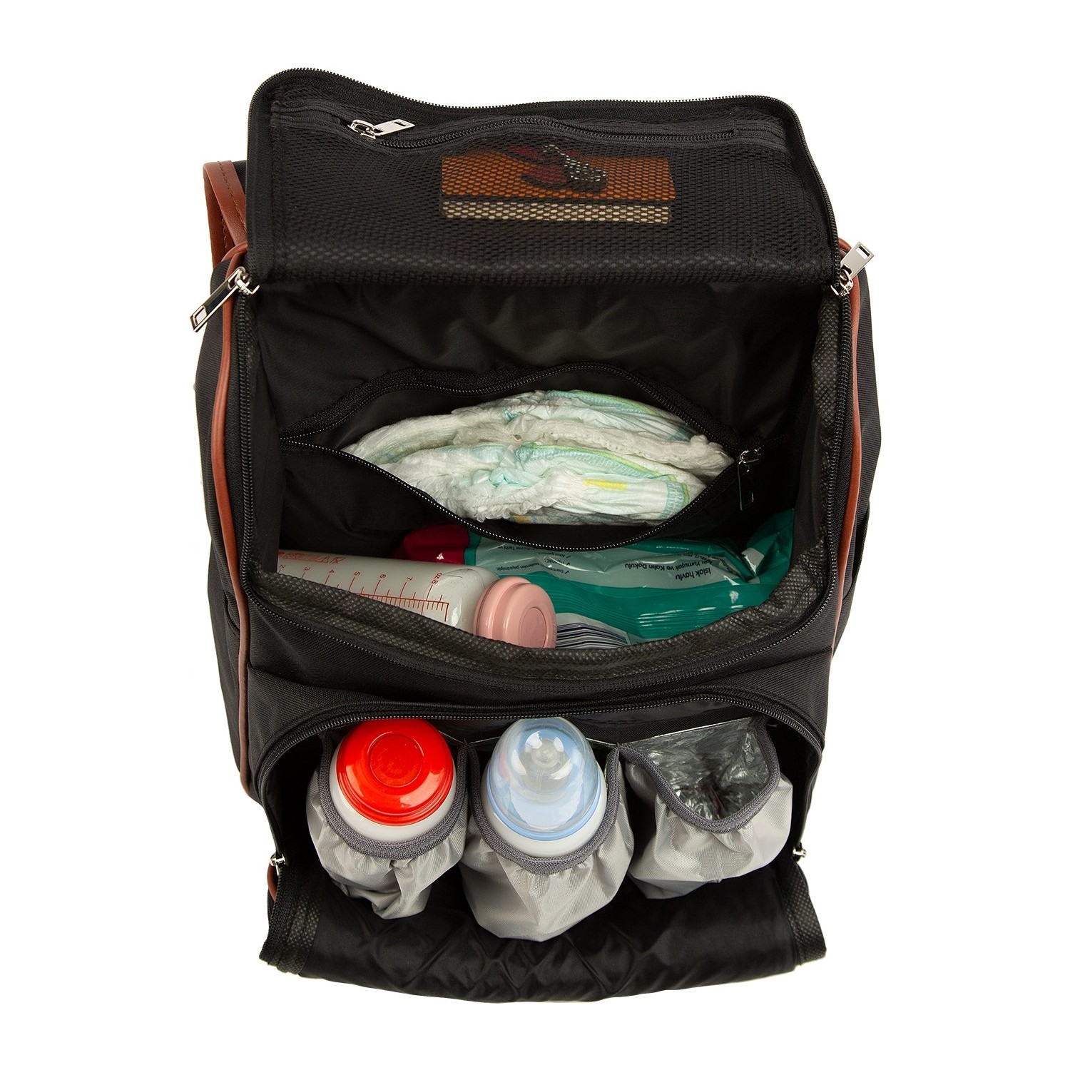 Bagmori Siyah Kapaklı Anne Bebek Bakım Çantası Fiyatı