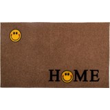 Giz Home Tody Flok Kapı Paspası 40X70 Bej Home Gülen