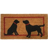 Giz Home Koko Kapı Paspası 40X70 Cm Çift Köpek