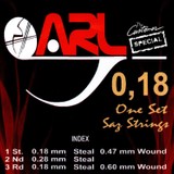 Arl Kısa Sap Bağlama Teli 0.18 1 Takım (7+1 String Set)