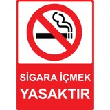 3Ekip Sigara İçmek Yasaktır Uyarı Levhası