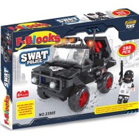Furkan Toys F-Blocks Swat Polis Blok Seti - 288 Parça FR37371